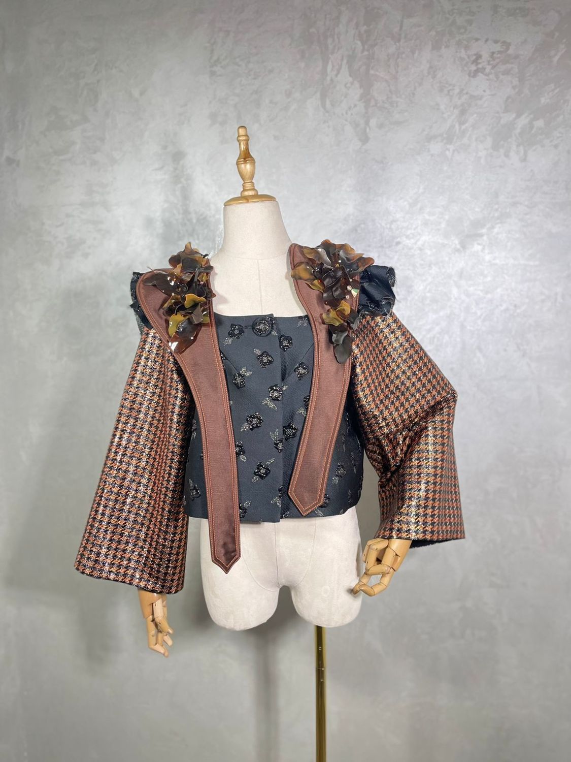 Sparkle Chequered Jacket