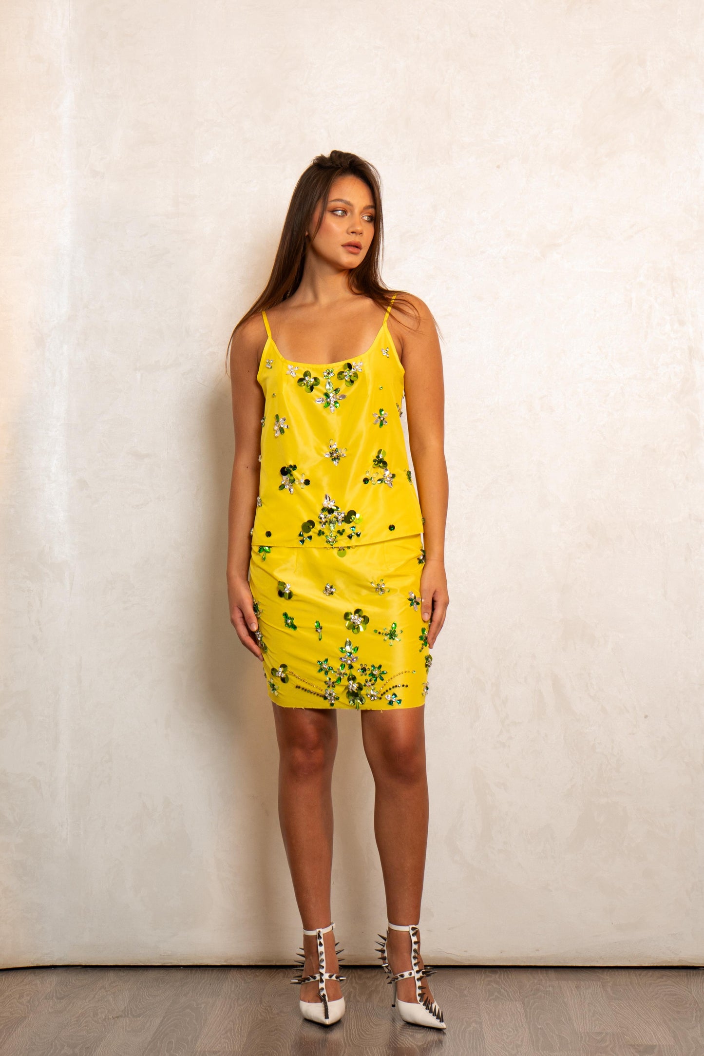 Lemon Blossom Embellished Set