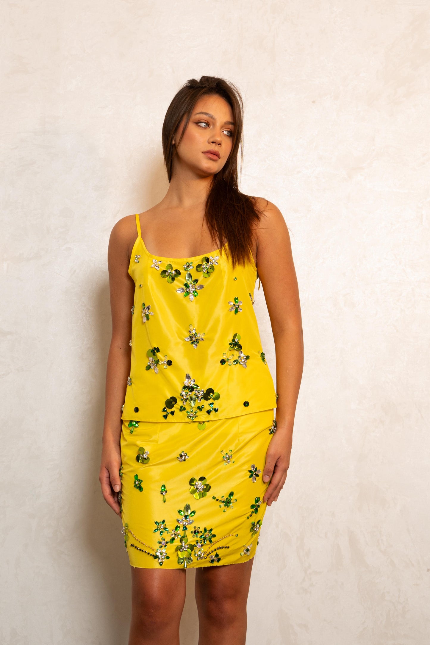 Lemon Blossom Embellished Set
