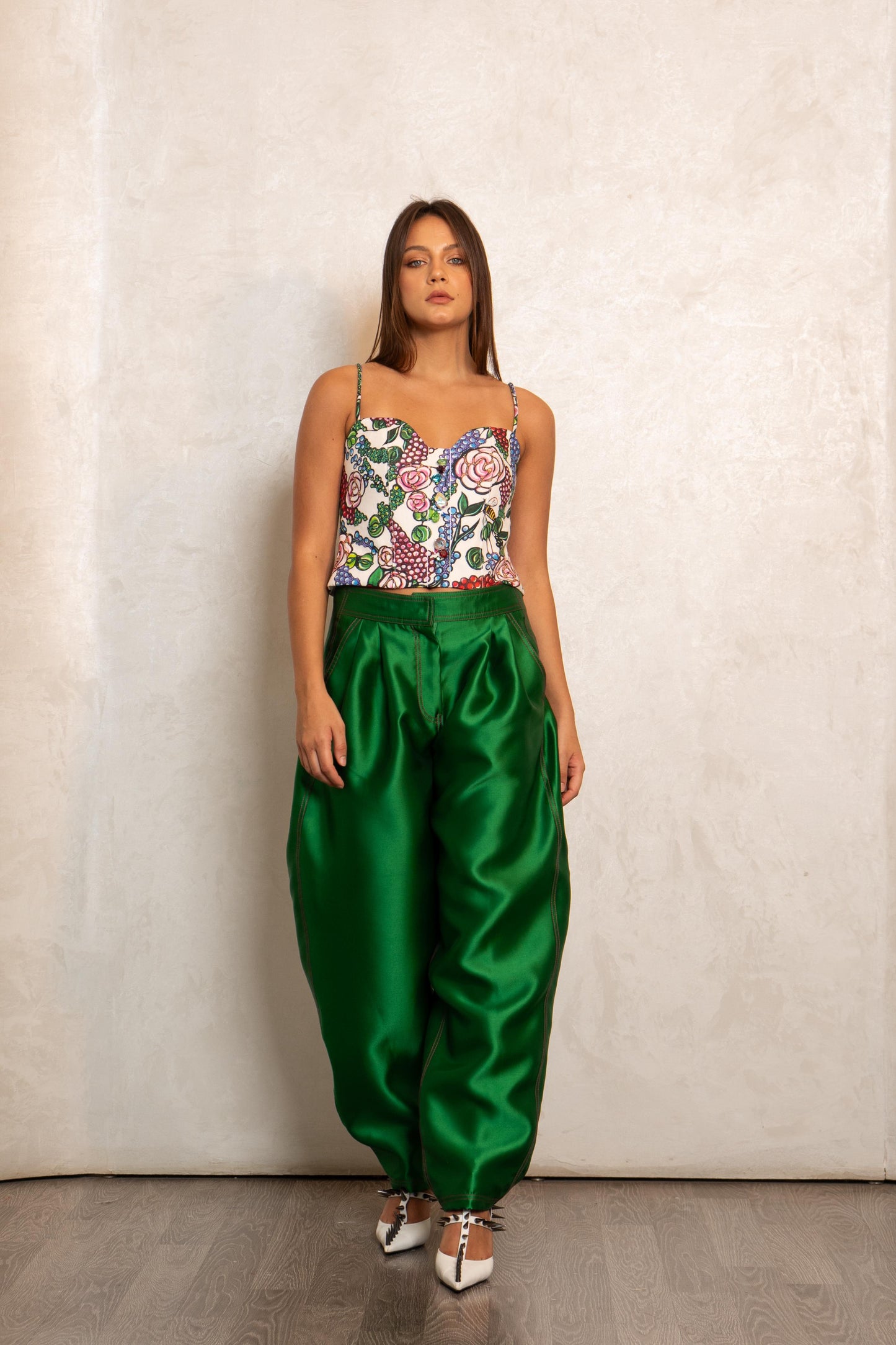 Floral Grape Top