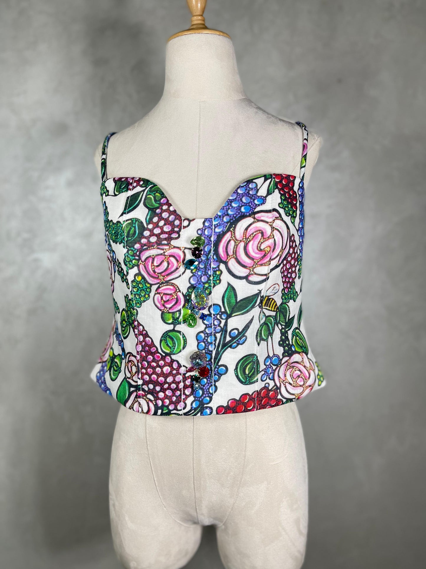 Floral Grape Top
