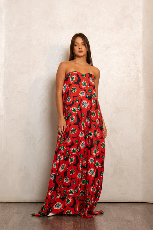 Red Poppy Dress