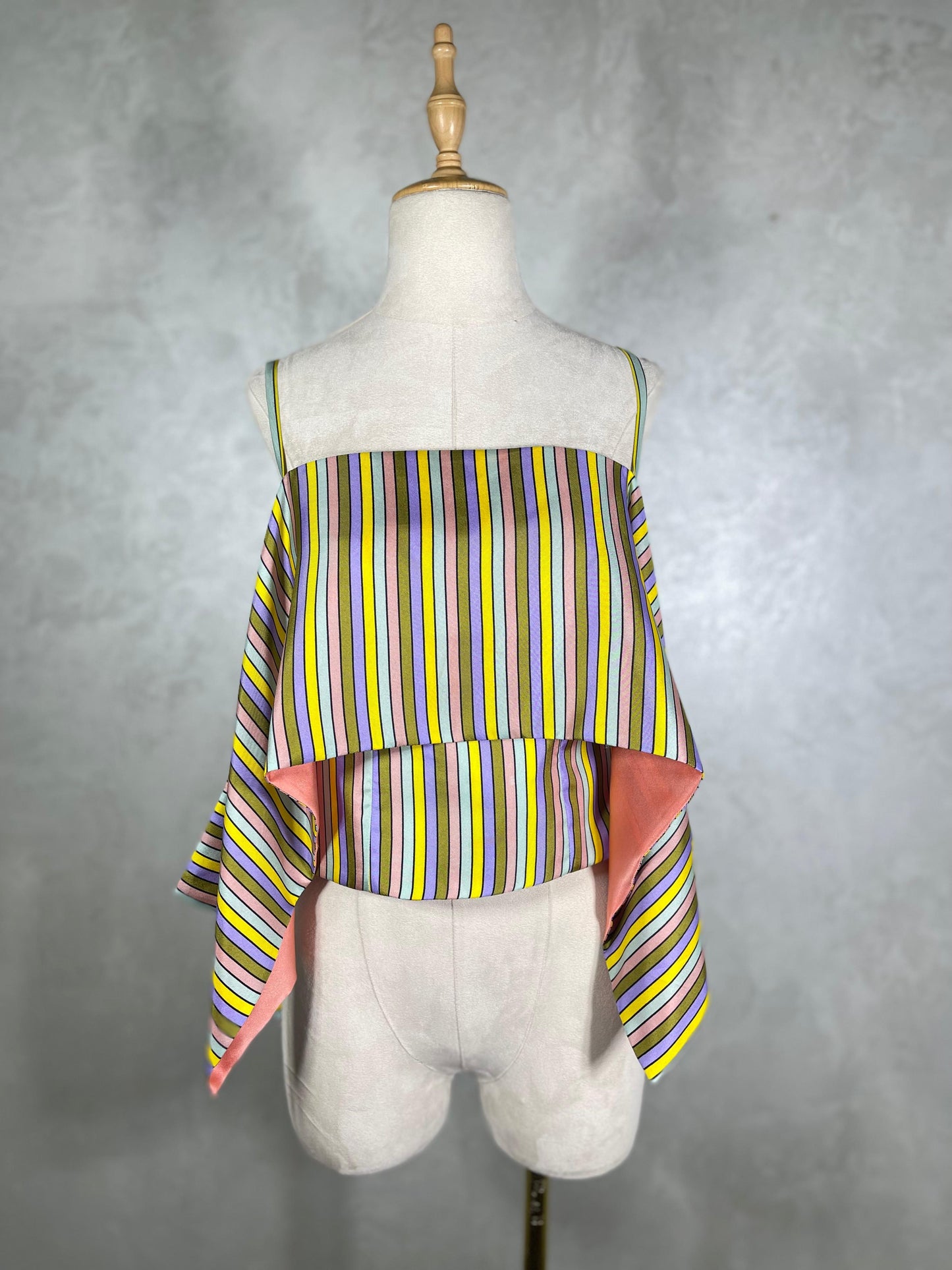 Pinstripe Crop Top