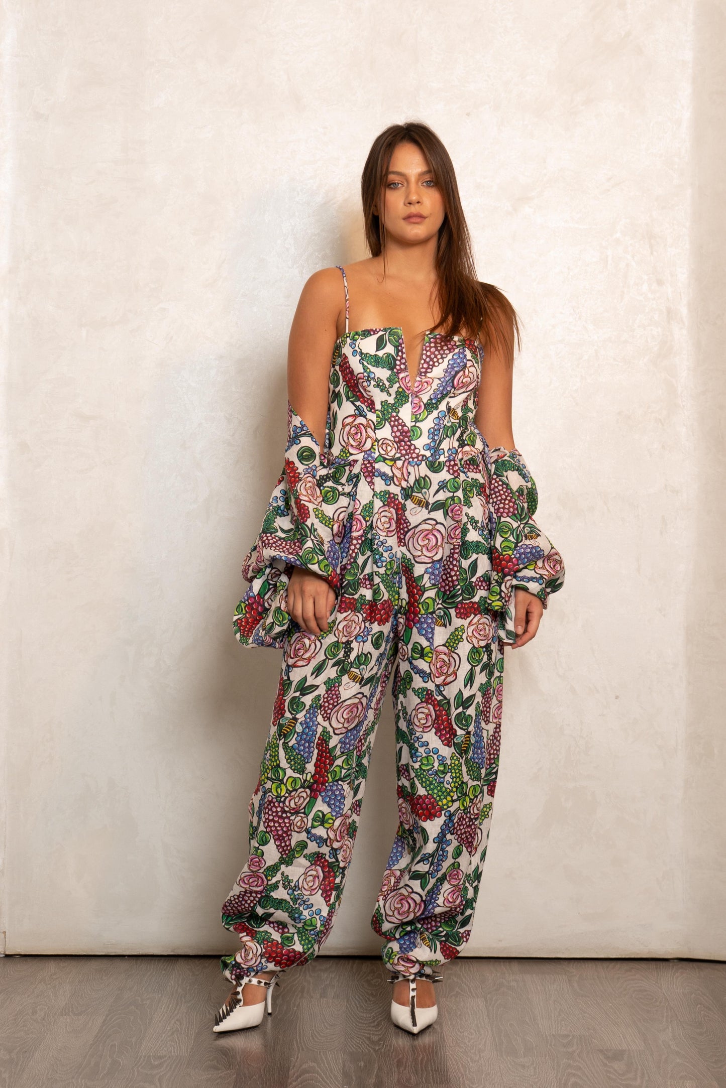 Grape Garden Jumpsuit