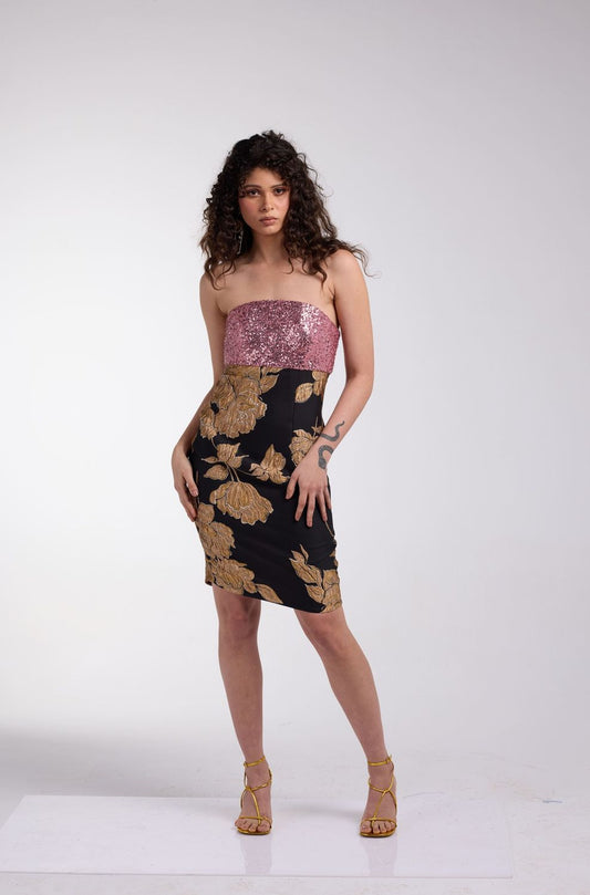 Sparkling Rose Dress