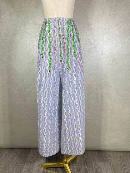 Green Hues Embellished Set