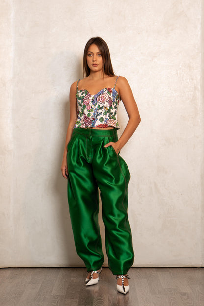 Floral Grape Top