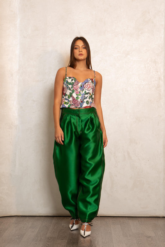 Floral Grape Top