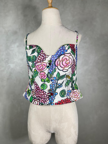 Floral Grape Top