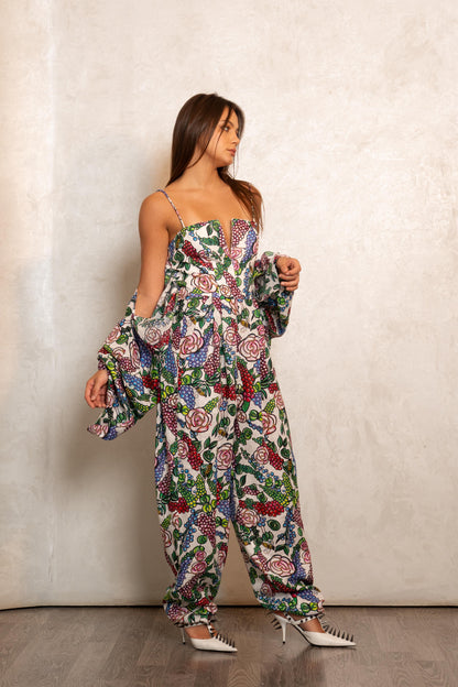 Grape Garden Jumpsuit
